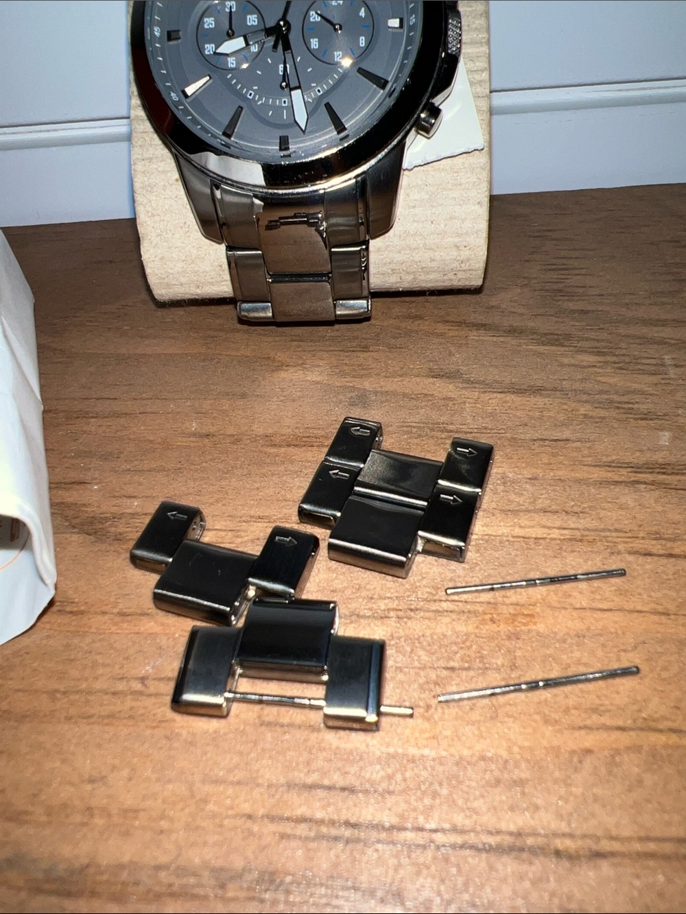 Fossil Silver-Tone Stainless Steel Watch with Gray Dial - Picture 5 of 10
